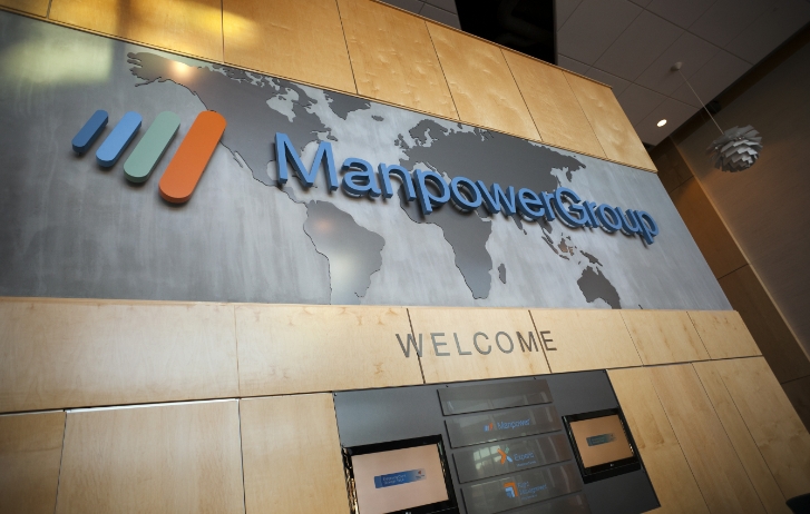 Manpower Lobby Signs for Office Space in Fort Worth, TX