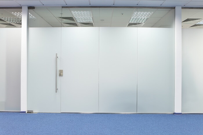 Commercial Frosted Window Film for Office Space