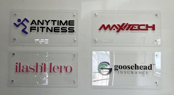 Interior Acrylic Signs for Business in Fort Worth, TX