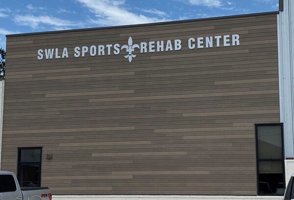 SWLA Sports Rehab Building Signage