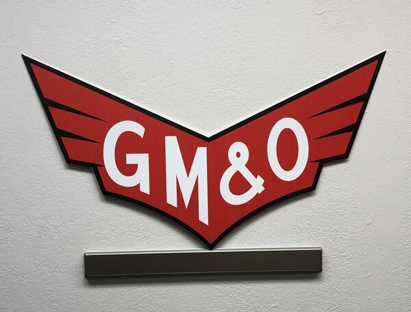 GM&O Business Logo Sign for Lobby